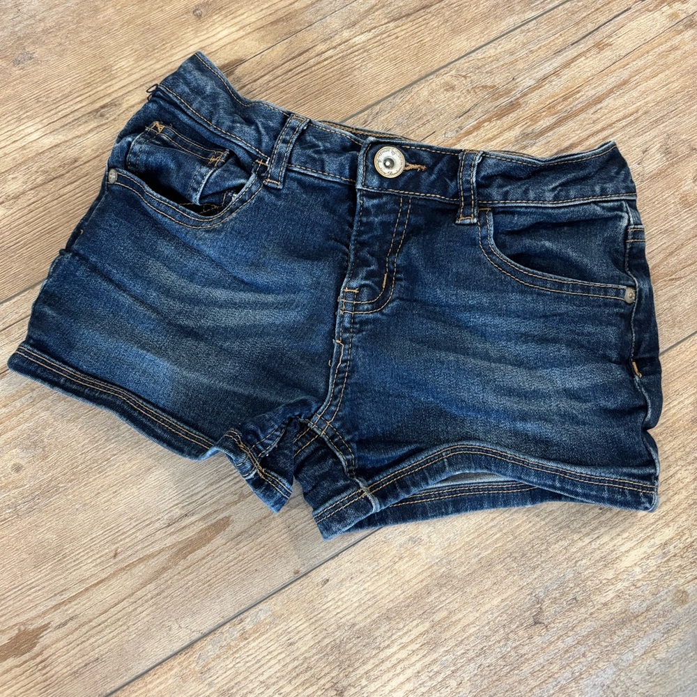 Justice Girls Blue Denim Shorts Size 10